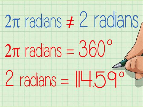 como transformar graus em radianos